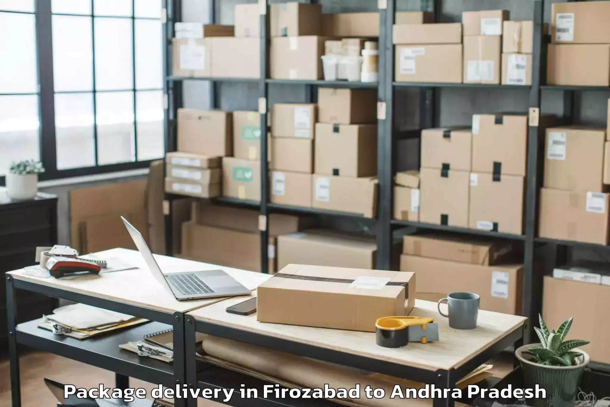 Professional Firozabad to Cheepurupalli Package Delivery